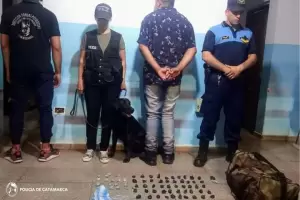 Transportaba droga en un colectivo de larga distancia y termin detenido