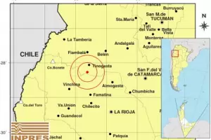 Se registr un sismo de 3.4 en Catamarca