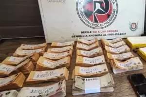 Secuestraron tres kilos de cocana, 3 millones de pesos y detuvieron a un hombre