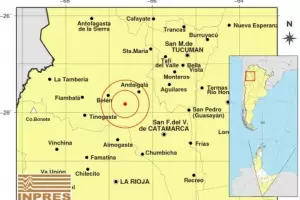 Se registr un sismo de 2.6 en Catamarca
