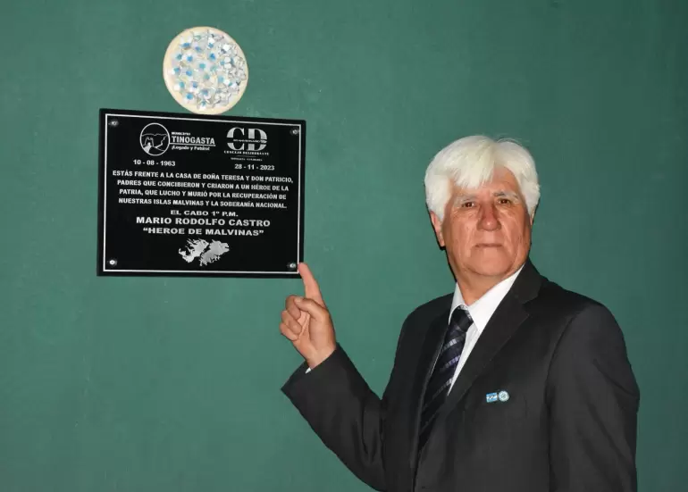 homenaje hroe de malvinas