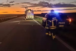 Un catamarqueo sufri un siniestro vial en Crdoba