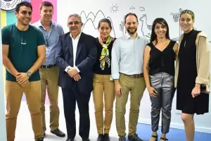 Jalil visit la obra de remodelacin de la Casa de Catamarca en CABA