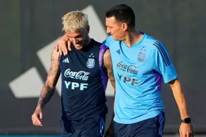 De Paul y la continuidad de Scaloni en la Selecci�n: "Es un pilar fundamental, ojal� se quede"