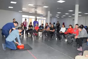 Se realiz� la capacitaci�n en RCP y primeros auxilios a prestadores tur�sticos