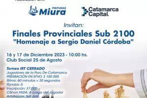 Ajedrez: Se disputar el Torneo I.R.T Sub 2100, finales provinciales