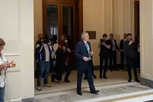 Alberto Fernndez se despidi de la Casa Rosada:"Dejo un pas en funcionamiento"