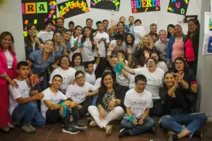 Emotivo cierre de ao en el Centro Teraputico