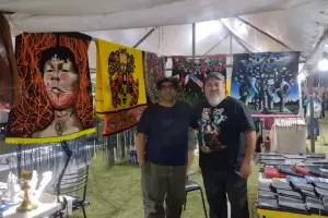 Artesanos catamarqueos en la Feria Internacional Villicum en San Juan