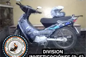 Recuperan motocicleta sustrada