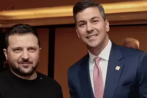 Zelensky lleg al pas por la asuncin en medio de un fuerte operativo policial