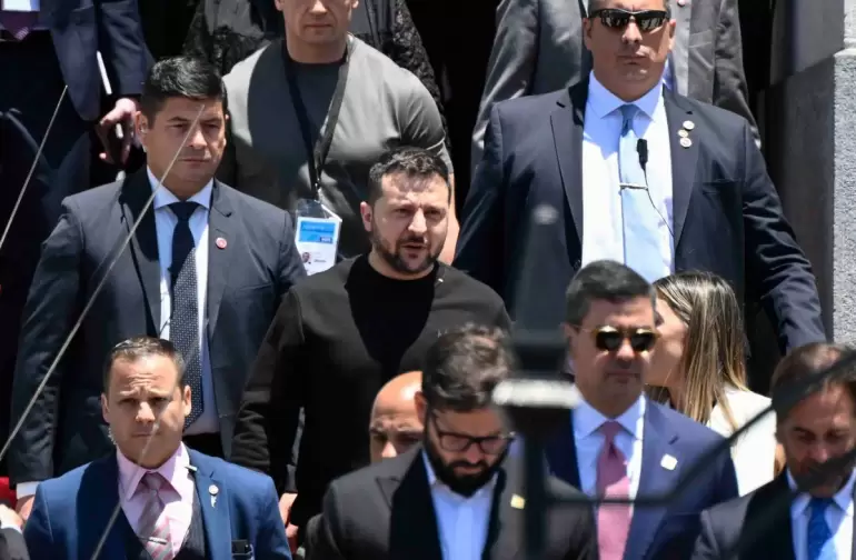 milei asunción en imagenes