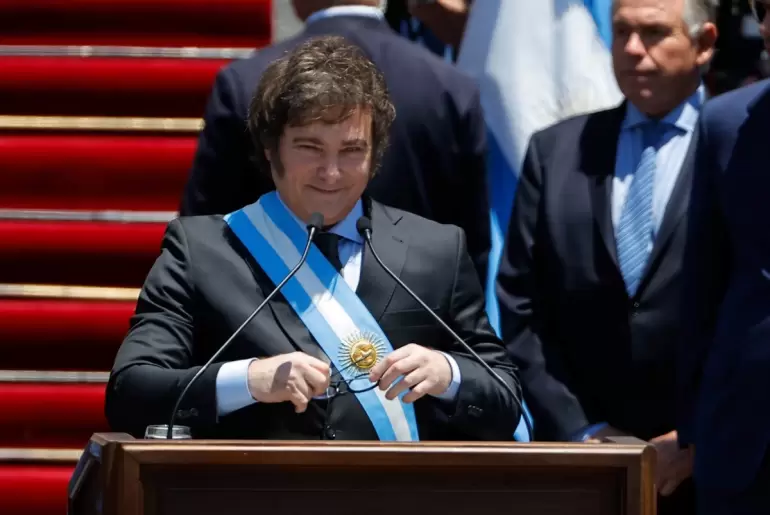 milei asuncin en imagenes