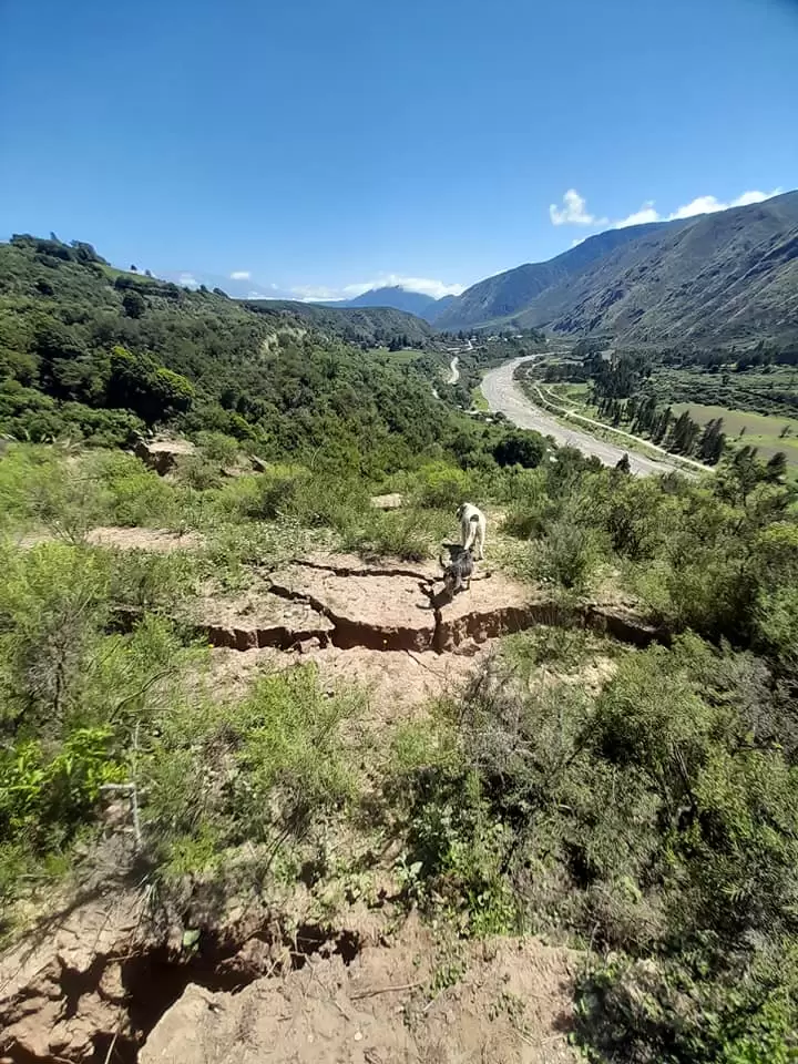 aconquija el lindero grietas cerro