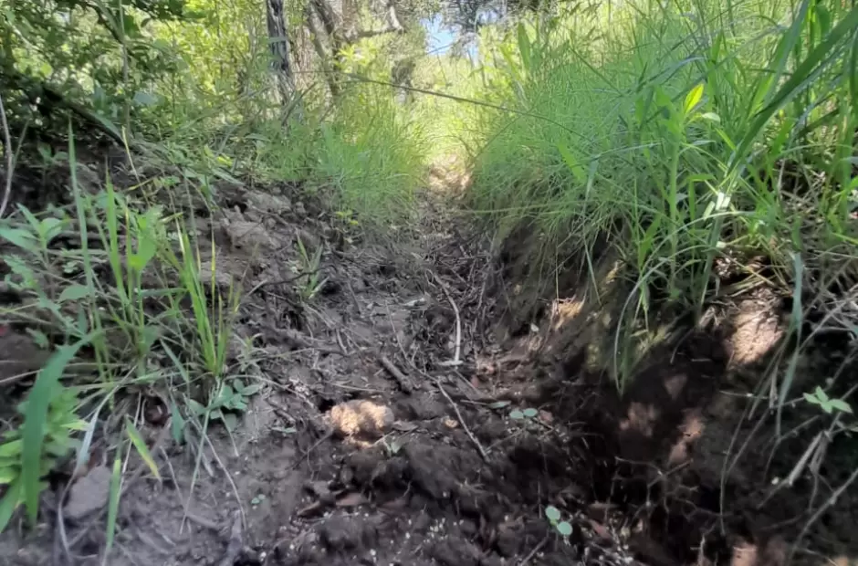 Una de las asequias por las que se desagotaba el agua
