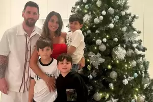 Messi lleg a Rosario para pasar las fiestas junto con su familia