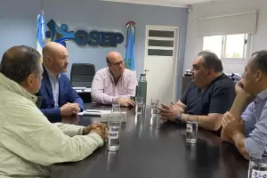 Zampieri y el Director de OSEP se reunieron con colegios profesionales