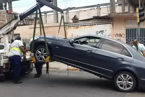 Agentes de Trnsito socorrieron a un conductor descompensado