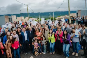 En La Merced 26 familias fueron beneficiadas con la casa propia
