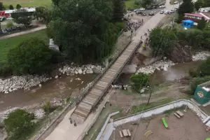 La Provincia destin $30 millones para el mantenimiento del puente Bailey de Las Juntas