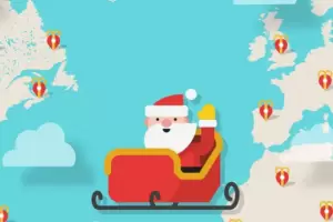 Navidad: Cmo seguir el recorrido del trineo de Pap Noel por el mundo?