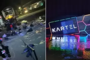 Un barco "boliche" se hundi en medio de un festejo con ms de 100 personas a bordo