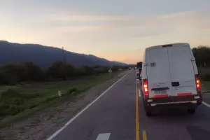 Por siniestro vial,  piden transitar con precaucin por Ruta Nacional n 38