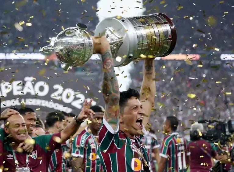 Germn Cano, campen con Fluminense de la Copa Libertadores (Foto: REUTERS/Sergio Moraes)