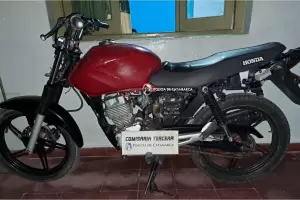 Secuestraron moto requerida por la justicia