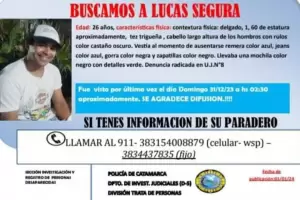 La familia de Lucas Segura realiza un nuevo rastrillaje y pide apoyo de la comunidad