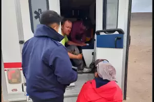 Rescataron a un montaista ruso que qued varado en la Ruta de los Seismiles
