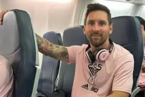 Messi se fue de la Argentina y emprendi su regreso a Miami para comenzar la pretemporada