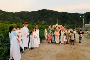 Fiesta de la Epifana en el barrio Las Lomitas