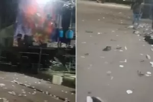 As qued el campo de la cancha de Racing tras el recital de La Renga