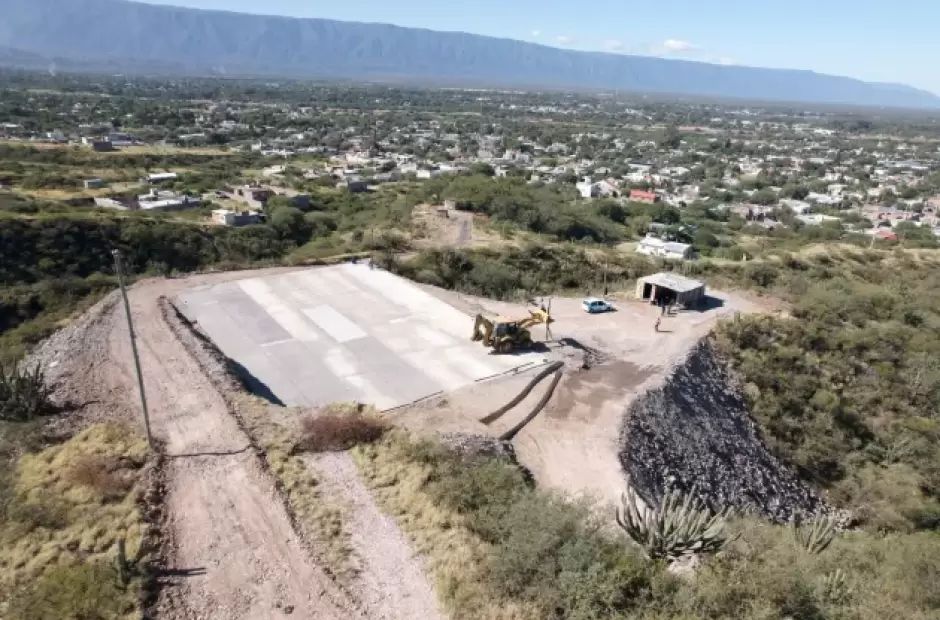 Obra de la cisterna de La Cruz Negra