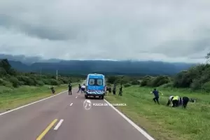 Muri un motociclista tras un siniestro vial en la Ruta Nacional 64