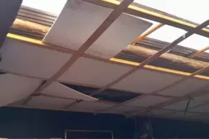 Temporal en Sijn provoc voladuras de techos y cada de rboles