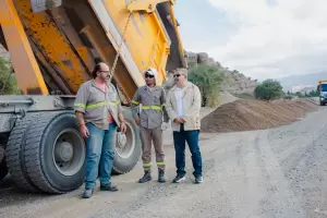 Avanza la pavimentacin de Ruta 43 en el tramo Villa Vil-Barranca Larga