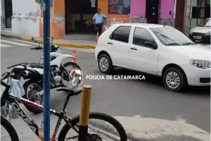 Una ciclista result herida tras una colisin con un automvil