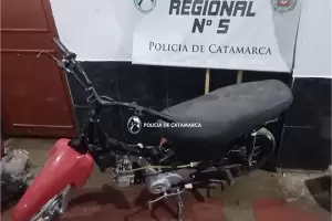 Recuperan una moto y detienen a un joven en Tinogasta
