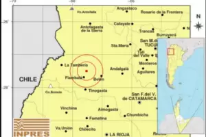 Un sismo de 2.5 sacudi Catamarca