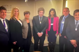 Milei se reuni con la titular del FMI tras hablar ante lderes mundiales y empresarios