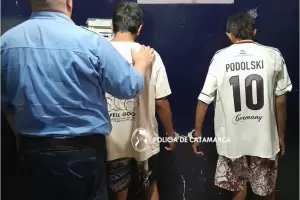 Aprehendieron a dos sujetos tras un intento de arrebato