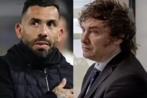 Fuerte respaldo de Tevez a Milei: Es el camino para cambiar algo