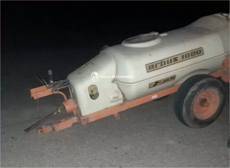 Tinogasta recuperan una máquina