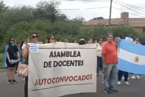 Malestar de los Docentes autoconvocados: no fueron recibidos en Trabajo