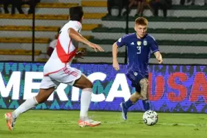 La Seleccin argentina Sub-23 le gan 2-0 a Per y mantiene vivo su sueo en el Preolmpico