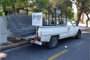 Robo en el CAPE: se llevaban mallas metlicas y fueron detenidos