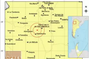 Un sismo de 3.1 sacudi Catamarca