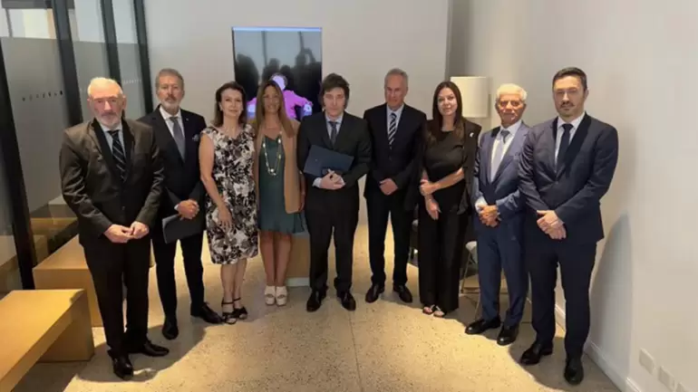 milei acto holocausto